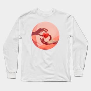 Discover True Romance: Art, Creativity and Connections for Valentine's Day and Lovers' Day Long Sleeve T-Shirt